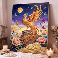 Nouveau Kit de Peinture Diamant 3D DIY Oiseau Perlé 2026, Toile Décorative Premium pour Salon, Ornement Créatif 30*40cm
