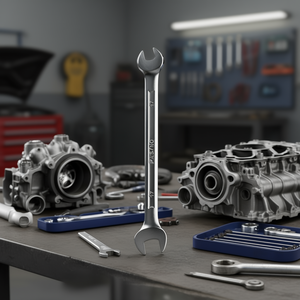 Llave Combinada Pasano de 17 mm, Herramienta Métrica para Reparación Automotriz - Product Image 3
