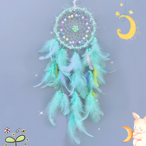 Anneau de fer coloré personnalisé de haute qualité <span class=keywords><strong>attrape</strong></span>-rêves pour enfants garçons filles décor de chambre <span class=keywords><strong>attrape</strong></span>-rêves - Product Image 6