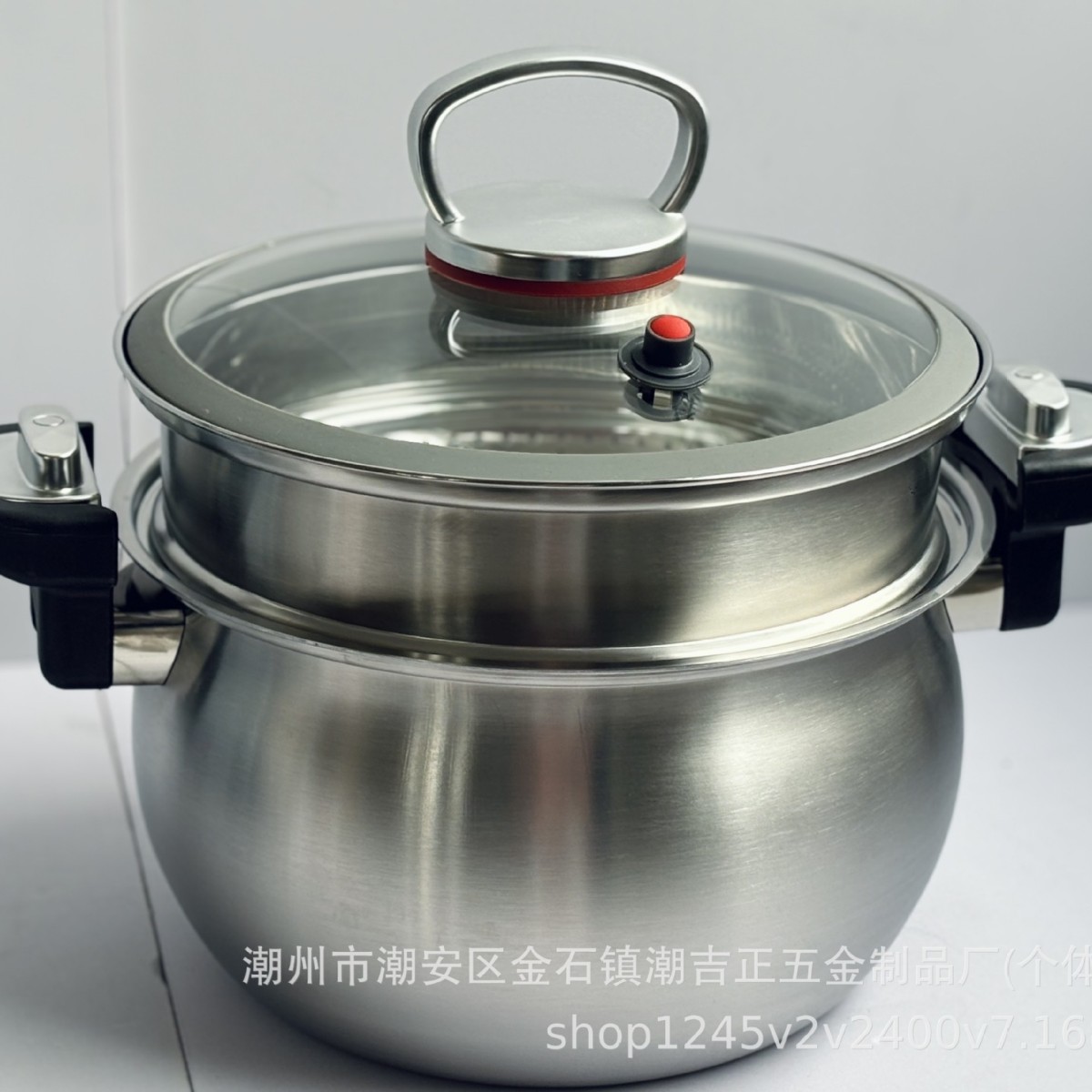 Cuiseur vapeur 26 cm - avec couvercle, cuisson à micro-pression