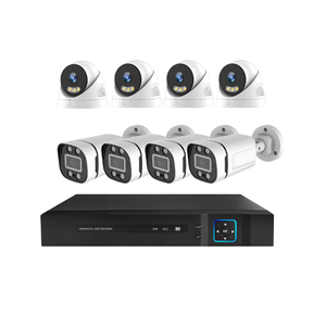 ชุดกล้องวงจรปิดระบบไฮบริด XVR AHD Analog DVR รองรับการตรวจจับใบหน้า 4CH/8CH ระบบรักษาความปลอดภัย CCTV กล้องทรงกระบอก/ทรงโดม ความละเอียด 2MP 5MP 8MP 4K - Product Image 2