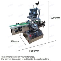 Machine de capsulage automatique mini-économe pour bouchons à vis et à clapet