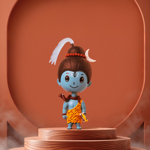Divin Figurine à Tête Mobile du Dieu Shiva (Shiv Shankar) et du Dieu Krishna – Idole Spirituelle Élégante pour Tableau de Bord, Voiture, Bureau et Maison – Cadeau Décoratif - Product Image 5