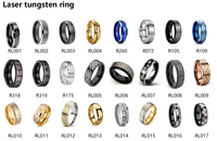 Bagues de mode tendance de haute qualité 8 mm en carbure de tungstène argenté pour hommes et femmes, alliances confortables