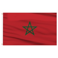 Bendera Mauritania 3x5Ft Kualitas Tinggi Tahan Luntur Warna Cerah Bendera Negara Nasional Untuk Dalam & Luar Ruangan Grosir Pabrik