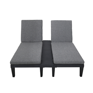Adjustable Outdoor Pool Beach Lounge Chair Swimming <strong>Sun</strong> <strong>Rattan</strong> <strong>Lounger</strong> With Cusions - Product Image 1