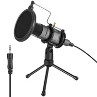 G-mark — ensemble de microphone à condensateur USB, alimentation directe d'usine, nouveau, enregistrement, direct, karaoké, bureau
