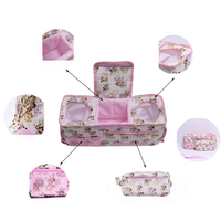 Sac de poussette isotherme avec porte-gobelets et poches pour bouteilles, pochette amovible, pour les sorties au parc à thème et les journées à la souris, sac de maman, sac de bébé