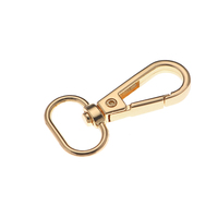 Mousqueton ovale en alliage de zinc durable et tendance, avec fermoir à ressort, crochet pivotant, porte-clés, clip à déclenchement, pour sangle de sac, lanière, DIY