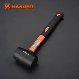 HARDEN Multi Functional 225g-680g Rubber Mallet Hammer with Firbregalss Handle knocking hammer for Construction