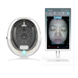 2024 새로운 휴대용 3D 얼굴 피부 분석기 얼굴 분석기 얼굴 스캐너 얼굴 건강 피부 분석 기계 공개