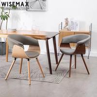 WISEMAX FURNITURE, meubles de restaurant et d'hôtel en gros, chaise de salle à manger moderne de haute qualité en tissu et en bois pour salle à manger