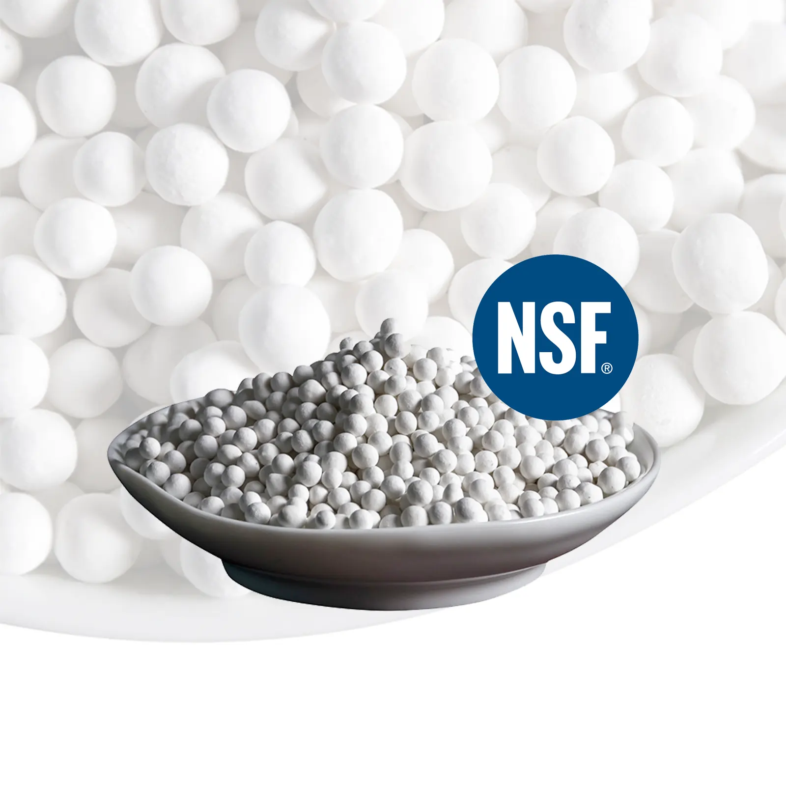 NSF sertifikalı alkali su taşları alkali Mineral topları hidrojen su seramik topu Orp alkali topları su için
