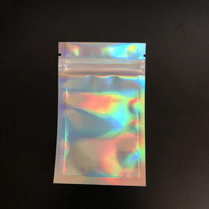Customization Logo <b>Plastic</b> Reusable Pvc Mini Small Holographic Frosted Lock Pouch Zipper <b>Bag</b> in Jewelry <b>Packaging</b> - Product Image 5