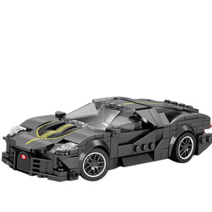 Reobrix Technologie 685 Bugatti Dark Knight Building Blocks Car Educational Toy For Boys <b>8</b>-13 Years - Product Image 5