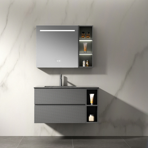 Cabinet Basin Design Bathroom Storage Wash Basin Medicine Cabinet <strong>Under</strong> <strong>Sink</strong> <strong>Vanity</strong> Mirror <strong>Unit</strong> With Lighting Defogging - Product Image 1