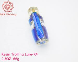 SXY <span class=keywords><strong>de</strong></span> pesca resina Trolling atrae gran juego señuelos <span class=keywords><strong>de</strong></span> plástico Trolling atraer ojos grandes resina cabeza cebo R4 - Product Image 4