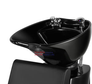Poltrona Lavatesta in Ceramica per Parrucchieri Unità di Lavaggio Portatile Attrezzatura da Salone di Bellezza - Product Image 5