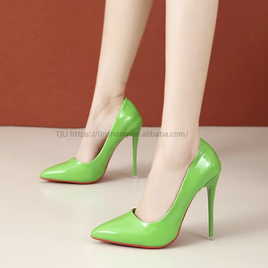 Vente directe d'usine, chaussures à talons hauts pour femmes, chaussures à talons hauts pour femmes, tailles 35-44-45, chaussures simples. Escarpins à talons de 12 cm - Product Image 4