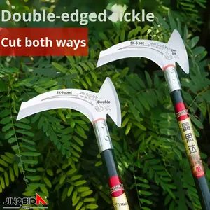 Jingsida Outil spécial pour <span class=keywords><strong>l</strong></span>'extérieur <span class=keywords><strong>Faux</strong></span> à long manche en acier au manganèse épaissi pour couper les tiges de maïs et couper <span class=keywords><strong>l</strong></span>'<span class=keywords><strong>herbe</strong></span> - Product Image 4