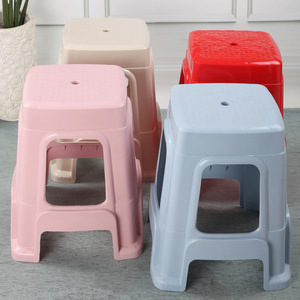 <b>Plastic</b> <b>Stool</b> 28x38x48cm Stackable Non Slip Square Home <b>Stool</b> Scandinavian Style Adult Use Polypropylene Material - Product Image 4