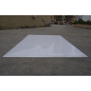 Plancher en contreplaqué de haute qualité, blanc brillant, pour piste de danse intérieure et extérieure, idéal pour les mariages. - Product Image 6