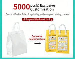 Bolsa Térmica Ecológica <span class=keywords><strong>para</strong></span> el Almuerzo |   Bolsa Térmica Reutilizable de Tela No Tejida con Aislamiento de Papel de Aluminio, Impermeable y Plegable <span class=keywords><strong>para</strong></span> Playa y Picnic - Product Image 5