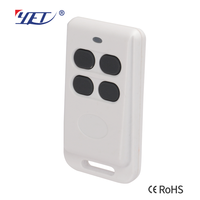 YET2208 433mhz Control Remoto Inalámbrico RF de 4 Teclas con Código de Aprendizaje Ev1527 para Barrera y Equipo de Elevación (Subir y Bajar)