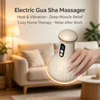 Appareil de massage électrique Gua Sha chauffant à ventouse, grattoir de massage détoxifiant, relaxation, soulagement de la douleur, rechargeable, portable, unisexe, spa