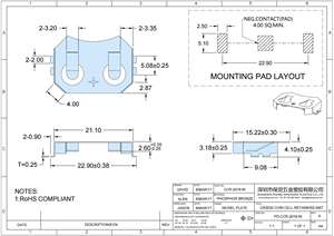 Equivalente a Keystone 3034 SMT CR2020, CR2025, CR2032 Clip de batería de retención de celda de moneda - Product Image 4