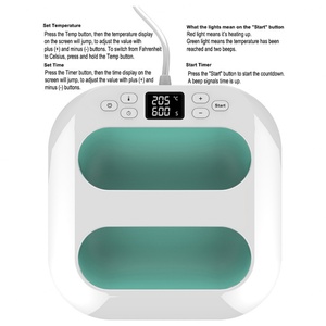 Machine de marquage à chaud pour l'impression de t-shirts, machine de marquage à chaud portable, petite machine de transfert thermique manuelle - Product Image 4