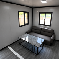 Maison conteneur modulaire préfabriquée personnalisable en usine, pliable à double aile, extensible, 20 pieds, 40 pieds, 2 ou 3 chambres