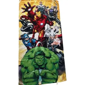 ผ้าเช็ดตัวเด็กอเวนเจอร์สคุณภาพพรีเมี่ยมผ้าฝ้าย100% - Product Image 1