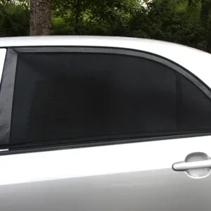 Elastische Mesh Materiaal Auto Window Shades Zon Cover Side Window Uv-bescherming Baby En Kind Muggenmelk Cover Netto