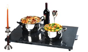 Plaque chauffante électrique casher portable et réglable pour le Shabbat, avec surface de cuisson solide à serpentin, grande taille, à température contrôlée pour aliments - Product Image 3