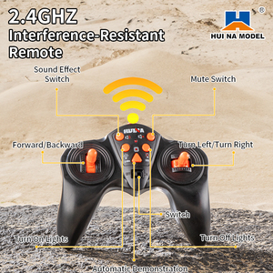 HUINA 1313 9CH modello in scala di 1:18 Semi-lega teleguidato legno trasporto autoproduzione giocattoli RC illuminazione telecomando - Product Image 6