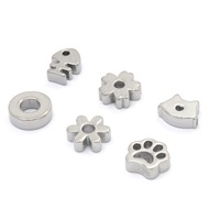 Perles de tamisage pour matcha en acier inoxydable 316, épaisseur 5 mm, découpées au laser, formes variées, pour tamis à poudre de matcha, vente en gros