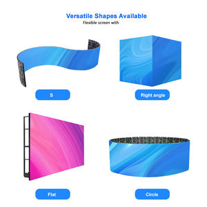 Tela LED Digital Curva Flexível de Fácil Instalação para Uso Comercial, Display em Forma de Anel para Shoppings - Product Image 2