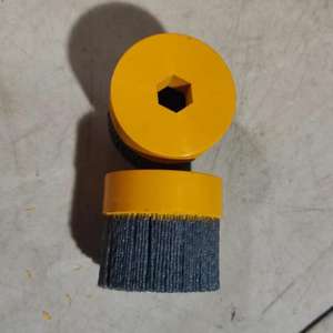 2-Дюймовая сверхпрочная нейлоновая дисковая щетка с точечным абразивом, настраиваемая для промышленной очистки и очистки заусенцев - Product Image 6