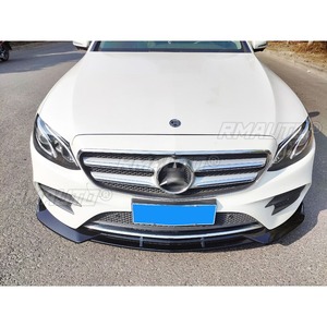 ลิ้นกันชนหน้ารถยนต์ สีดำเงา สำหรับตกแต่งรถยนต์เมอร์เซเดสเบนซ์ E-Class W213 ปี 2016-2020 อุปกรณ์ตกแต่งรถยนต์ - Product Image 6