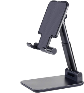 Supporto per Telefono Pieghevole e Regolabile in Altezza e Angolazione, Universale per Cellulari e Tablet, Stand da Scrivania Portatile - Product Image 2