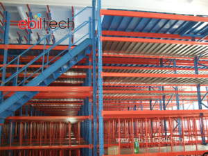 Thép kho tầng lửng Kit ngành công nghiệp Kệ hệ thống Rack với cầu thang - Product Image 6