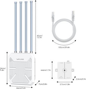 Wavlink wn573hx1 Wifi 6 ax1800 băng tần kép mở rộng wifi ngoài trời - Product Image 3
