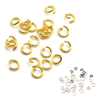 Anneaux ouverts en acier inoxydable de 2,5 à 12 mm, anneaux ouverts, anneaux fendus, connecteurs pour la fabrication de bijoux DIY, accessoires