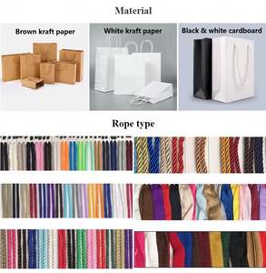 KM Wholesale Sacs en papier kraft noir de luxe modernes pour vêtements, parfums, bijoux, logo personnalisé, emballage cadeau unique pour le shopping - Product Image 4