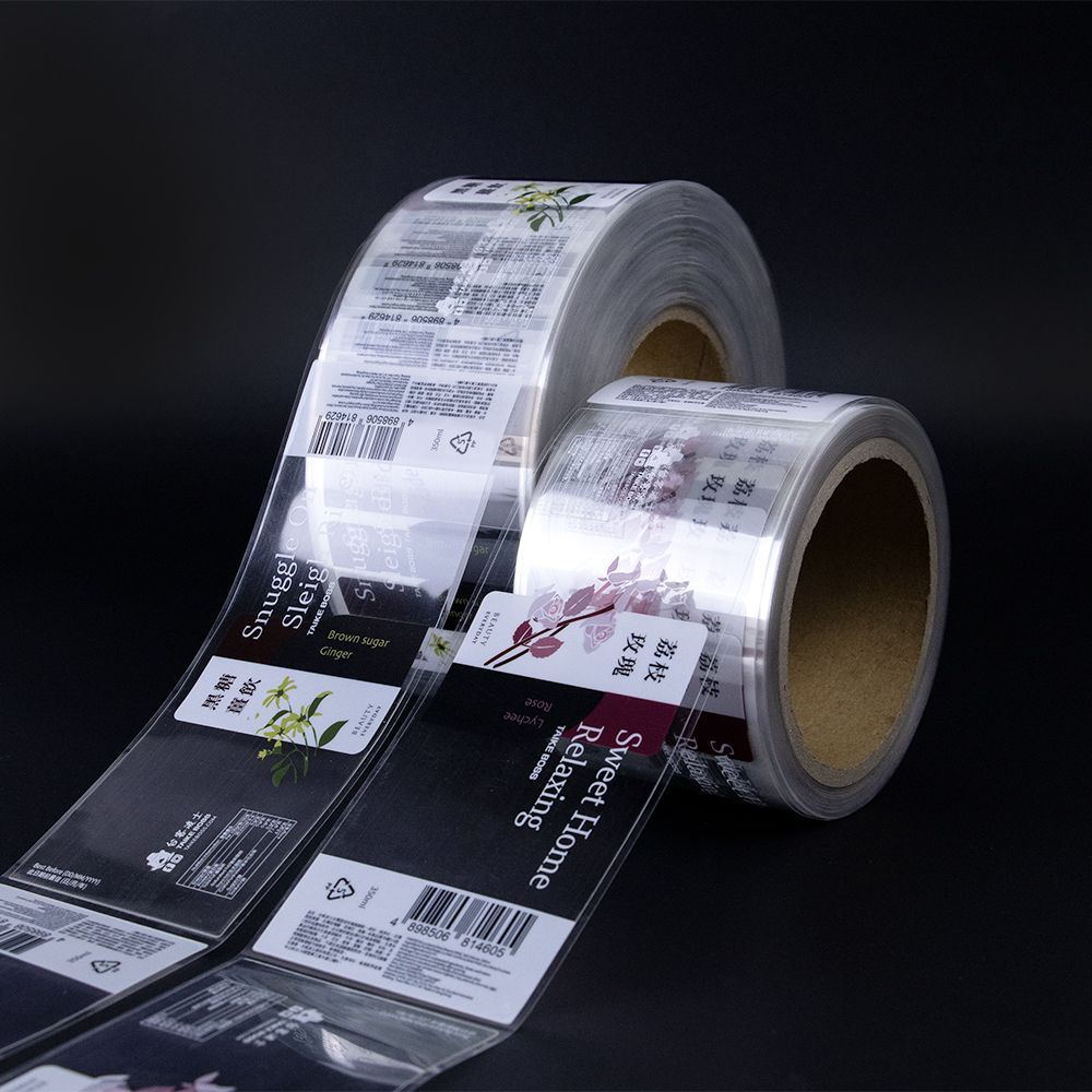 Custom Waterproof Bottle Packaging Water Food Transparent Label Beverage Printing Pvc clear Jar Label Stickers