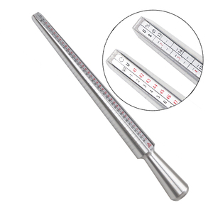 Aluminum <strong>Ring</strong> Sizer <strong>Ring</strong> Mandrel Gauge <strong>Tool</strong> EUR Size 41-76 <strong>Ring</strong> Stick <strong>Measure</strong> <strong>Tool</strong> - Product Image 2