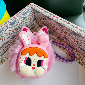 Llavero de Peluche de Bebé Llorón de Dibujos Animados, Colgante de Cuerda para Bolso, <span class=keywords><strong>Muñeca</strong></span> de Cabeza Grande para Niñas, Regalo de Moda para Bolso - Product Image 5