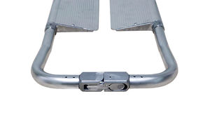 Camilla de cuchara de aluminio ligera y duradera para emergencia médica Transferencia de pacientes Potencia manual con correas de seguridad - Product Image 4