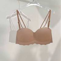 Sous-vêtements invisibles sans bretelles de style mince anti-éblouissement beau soutien-gorge pour femmes anti-affaissement